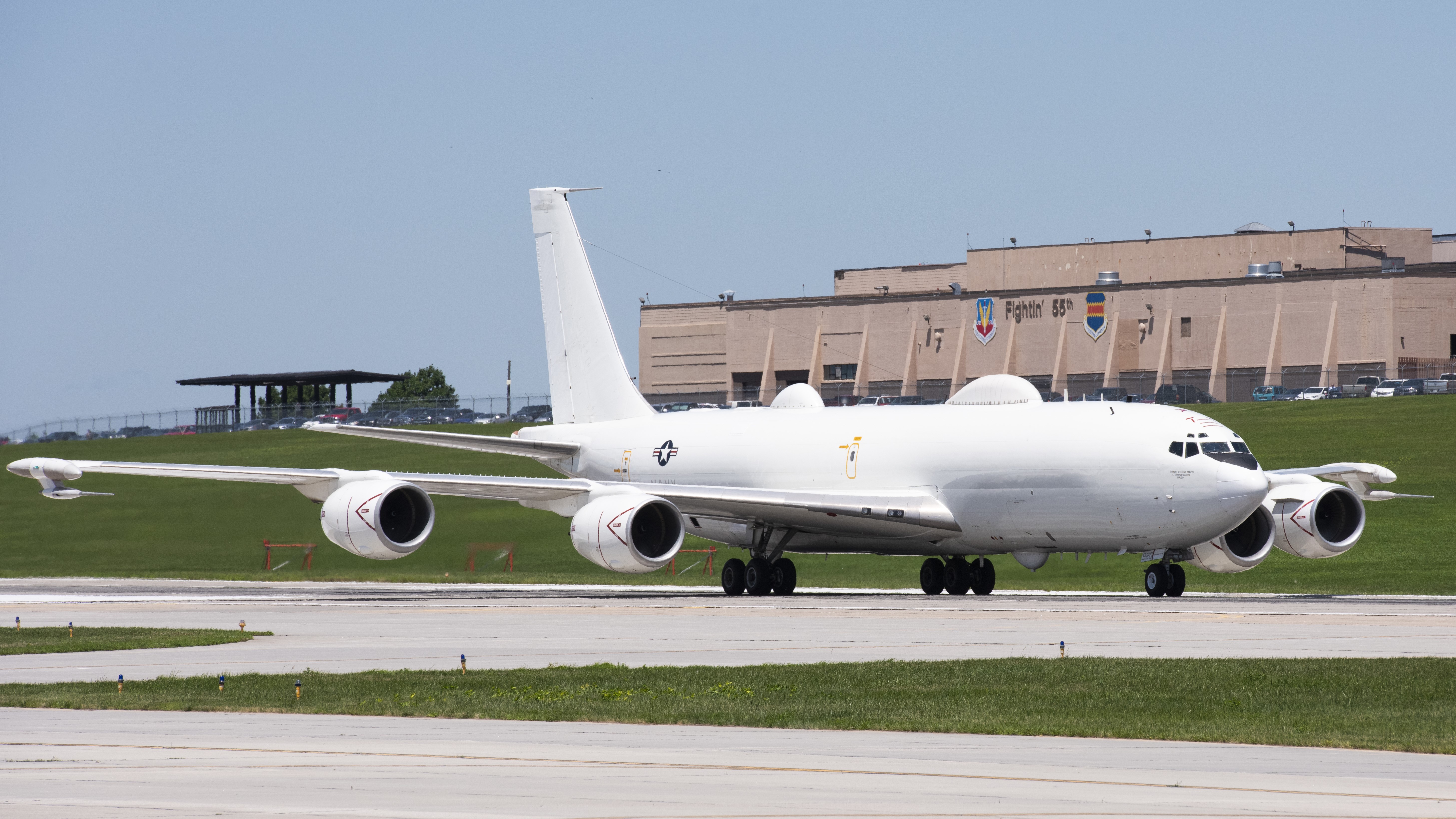 E-6B Mercury aircraft landing